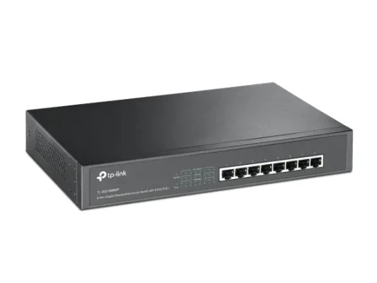 TP-LINK  |  Switch  |  TL-SG1008MP  |  Unmanaged  |  Desktop / Rackmountable  |  Gigabit Ethernet (copper) ports quantity 8  |  PoE+ ports quantity 8  |  Power supply type Single  |  36 month(s)