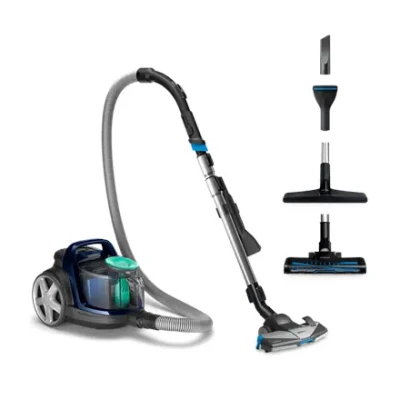 Philips  |  Vacuum cleaner  |  PowerPro Active FC9556 / 09  |  Bagless  |  Power 900 W  |  Dust capacity 1.5 L  |  Blue