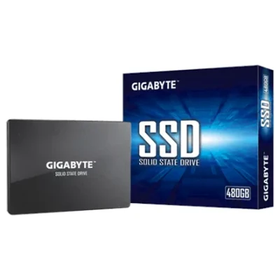 Gigabyte  |  GP-GSTFS31480GNTD  |  480 GB  |  Solid-state drive interface SATA  |  Read speed 550 MB / s  |  Write speed 480 MB / s