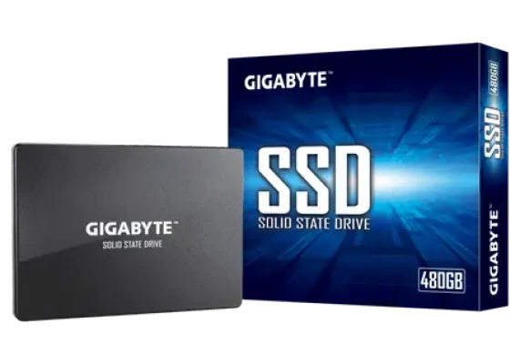 Gigabyte  |  GP-GSTFS31480GNTD  |  480 GB  |  Solid-state drive interface SATA  |  Read speed 550 MB / s  |  Write speed 480 MB / s