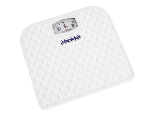 Mesko  |  Scale  |  MS 8160  |  Mechanical  |  Maximum weight (capacity) 130 kg  |  Accuracy 1000 g  |  White