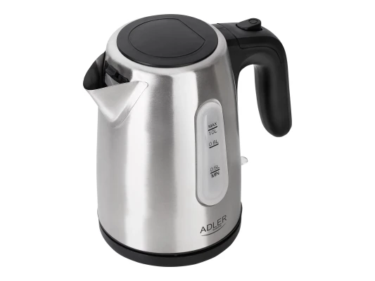 Adler  |  Kettle  |  AD 1273  |  Standard  |  1200 W  |  1 L  |  Stainless steel  |  360° rotational base  |  Stainless steel