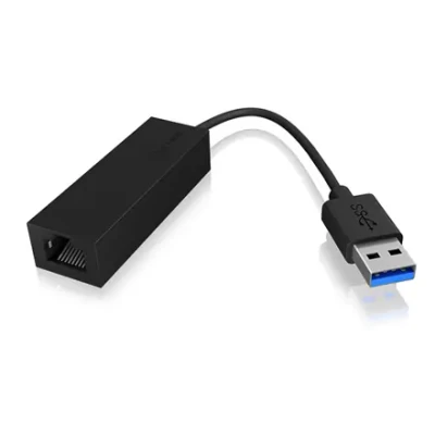 Raidsonic  |  USB 3.0 (A-tips) uz Gigabit Ethernet adapteri  |  IB-AC501a