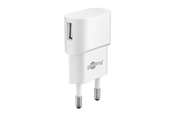 Goobay  |  USB lādētājs no tīkla kontaktligzdas  |  44948  |  USB 2.0 ports A  |  Jaudas adapteris