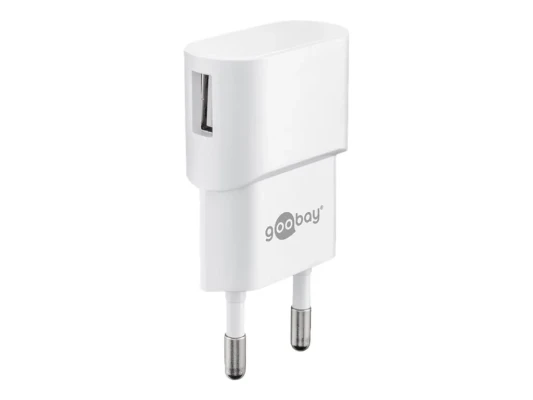 Goobay  |  USB lādētājs no tīkla kontaktligzdas  |  44948  |  USB 2.0 ports A  |  Jaudas adapteris