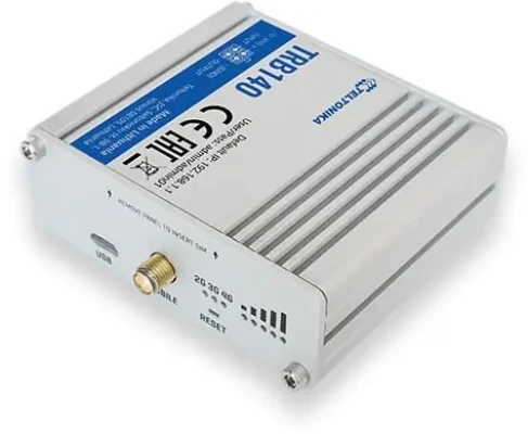 Teltonika TRB140 промышленный шлюз LTE Cat 4  |  Gigabit Ethernet  |  1x RJ-45