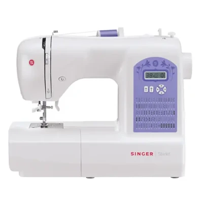 Singer  |  Sewing Machine  |  Starlet 6680  |  Number of stitches 80  |  Number of buttonholes 6  |  White