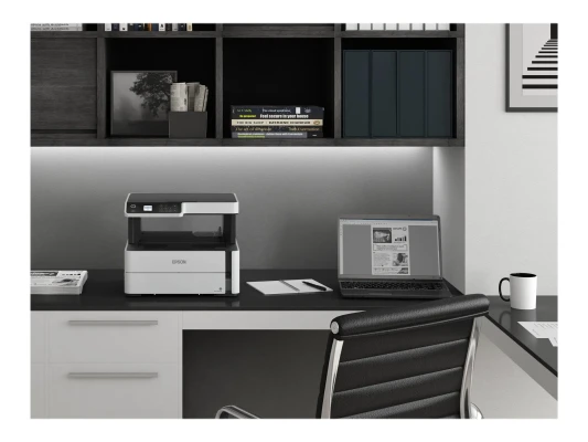 Epson 3 in 1 printer  |  EcoTank M2170  |  Inkjet  |  Mono  |  All-in-one  |  A4  |  Wi-Fi  |  White