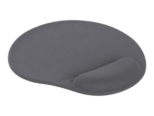 Gembird  |  MP-GEL-GR Gel mouse pad with wrist support, grey Comfortable  |  Gel mouse pad  |  Grey