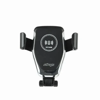 EnerGenie  |  EG-TA-CHAV-QI10-01  |  Car smartphone holder with wireless charger  |  Built-in charger  |  Universal smartphone car holder with built-in wireless Qi fast charger, 10 W fast wireless Qi charging function to charge your phone while driving, P
