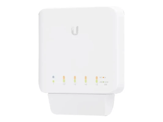 Ubiquiti USW-Flex Indoor / outdoor 5Port Poe Gigabit Switch with 802.3bt Input Power Support  |  Ubiquiti