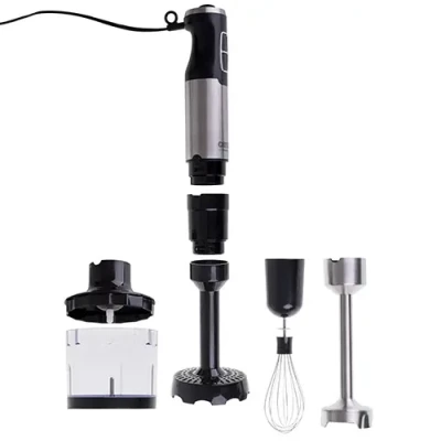 Camry  |  Blender  |  CR 4623  |  Hand Blender  |  1600 W  |  Number of speeds Variable  |  Turbo mode  |  Chopper  |  Ice crushing  |  Black