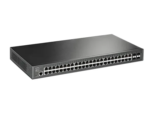 TP-LINK  |  Коммутатор  |  T2600G-52TS  |  Управляемый L2  |  Устанавливаемый в стойку  |  Количество портов Gigabit Ethernet (медные) 48  |  Количество SFP портов 4  |  36 месяцев