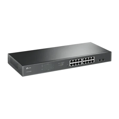 TP-LINK  |  Switch  |  TL-SG1218MPE  |  Web Managed  |  Rackmountable  |  Gigabit Ethernet (copper) ports quantity 16  |  SFP ports quantity 2  |  PoE+ ports quantity 16  |  36 month(s)