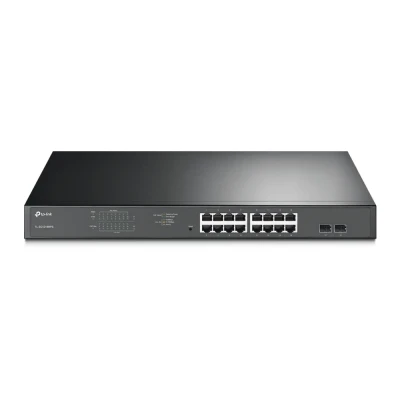 TP-LINK  |  Switch  |  TL-SG1218MPE  |  Web Managed  |  Rackmountable  |  Gigabit Ethernet (copper) ports quantity 16  |  SFP ports quantity 2  |  PoE+ ports quantity 16  |  36 month(s)