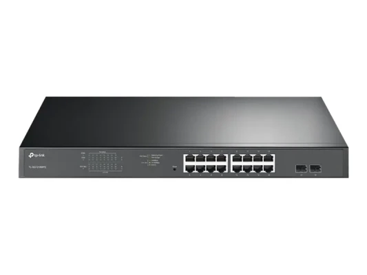 TP-LINK  |  Switch  |  TL-SG1218MPE  |  Web Managed  |  Rackmountable  |  Gigabit Ethernet (copper) ports quantity 16  |  SFP ports quantity 2  |  PoE+ ports quantity 16  |  36 month(s)