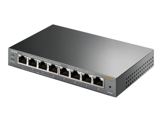 TP-LINK  |  Viedais slēdzis  |  TL-SG108PE  |  Tīmekļa pārvaldīts  |  Datoram  |  Gigabit Ethernet (vara) portu skaits 4  |  PoE+ portu skaits 4  |  Barošanas avota veids Ārējais  |  36 mēneši