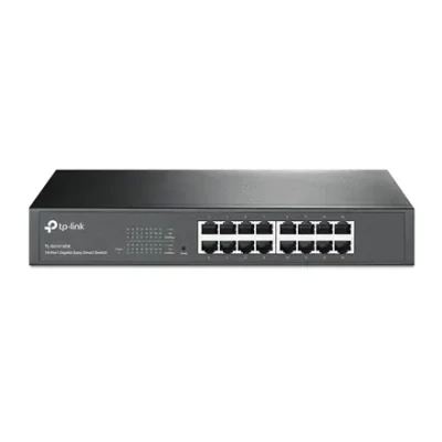 TP-LINK  |  Slēdzis  |  TL-SG1016DE  |  Tīmekļa pārvaldīts  |  Rackmountable  |  Gigabit Ethernet (vara) portu skaits 16  |  36 mēneši
