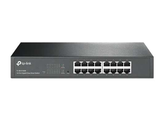 TP-LINK  |  Slēdzis  |  TL-SG1016DE  |  Tīmekļa pārvaldīts  |  Rackmountable  |  Gigabit Ethernet (vara) portu skaits 16  |  36 mēneši