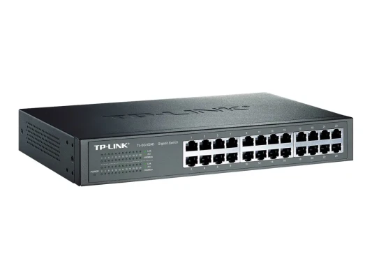 TP-LINK  |  Switch  |  TL-SG1024D  |  Unmanaged  |  Desktop / Rackmountable  |  Gigabit Ethernet (copper) ports quantity 24  |  36 month(s)
