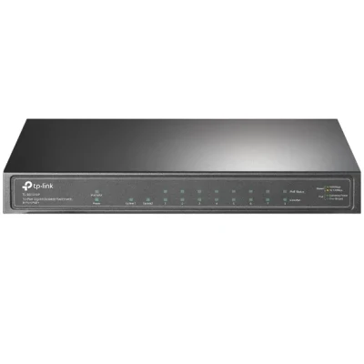 TP-LINK  |  Switch  |  TL-SG1210P  |  Unmanaged  |  Desktop  |  Gigabit Ethernet (copper) ports quantity 1  |  SFP ports quantity 1  |  PoE+ ports quantity 8  |  36 month(s)