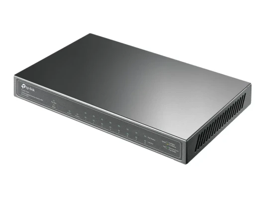 TP-LINK  |  Switch  |  TL-SG1210P  |  Unmanaged  |  Desktop  |  Gigabit Ethernet (copper) ports quantity 1  |  SFP ports quantity 1  |  PoE+ ports quantity 8  |  36 month(s)