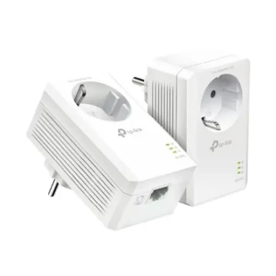 TP-LINK  |  AV1000 Gigabit Passthrough Powerline Starter Kit  |  TL-PA7017P KIT  |  10 / 100 / 1000 Mbit / s  |  Ethernet LAN (RJ-45) ports 1  |  No Wi-Fi  |  Extra socket