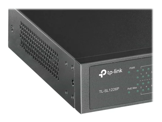 TP-LINK  |  24-портовый гигабитный коммутатор  |  TL-SL1226P  |  Неуправляемый  |  Устанавливаемый в шкаф