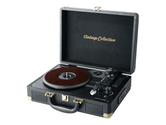 Muse  |  Turntable Stereo System  |  MT-103 GD  |  Black  |  3 speeds  |  USB port  |  AUX in