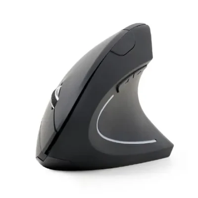 Gembird  |  MUSW-ERGO-01  |  2.4GHz Bezvadu optiskā pele  |  Optiskā pele  |  USB  |  Melna