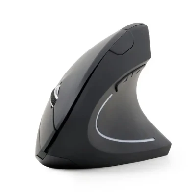 Gembird  |  MUSW-ERGO-01  |  2.4GHz Bezvadu optiskā pele  |  Optiskā pele  |  USB  |  Melna