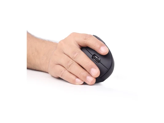 Gembird  |  MUSW-ERGO-01  |  2.4GHz Bezvadu optiskā pele  |  Optiskā pele  |  USB  |  Melna