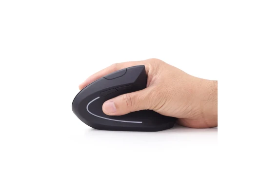 Gembird  |  MUSW-ERGO-01  |  2.4GHz Bezvadu optiskā pele  |  Optiskā pele  |  USB  |  Melna