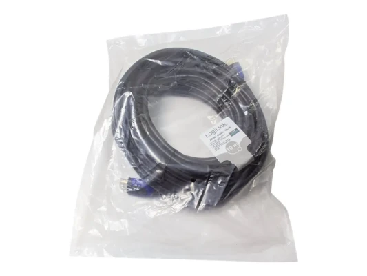 Logilink  |  Cable HDMI High Speed with Ethernet  |  CH0066  |  HDMI Type A Male  |  HDMI Type A Male  |  HDMI to HDMI  |  10 m