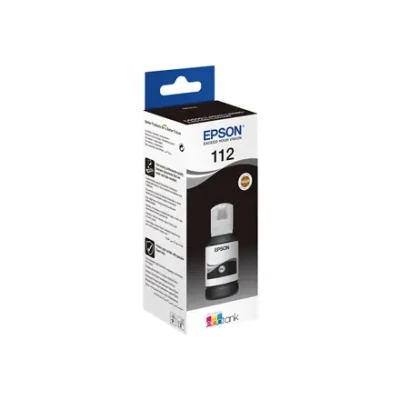 Epson 112 EcoTank Pigment  |  C13T06C14A  |  Tintes pudele  |  Melna