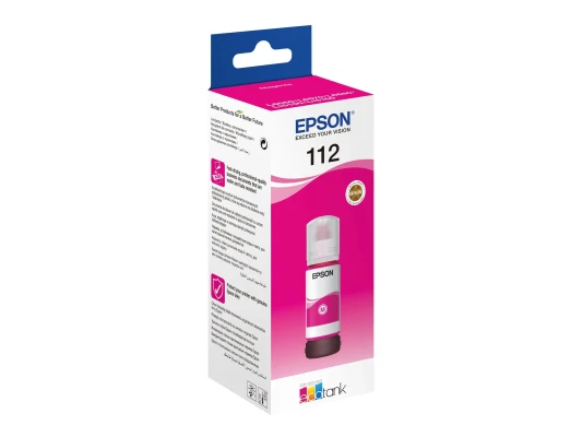 Epson 112 EcoTank Pigment  |  C13T06C34A  |  Ink Bottle  |  Magenta