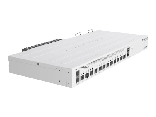 MikroTik  |  CCR2004-1G-12S+2XS  |  Cloud Core Router  |  12× SFP+  |  2× 25G SFP28  |  1× Gigabit RJ-45