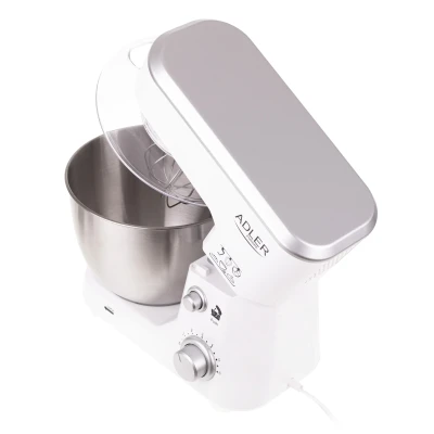 Adler  |  AD 4216  |  1000 W  |  Number of speeds 6  |  Bowl capacity 4 L  |  White