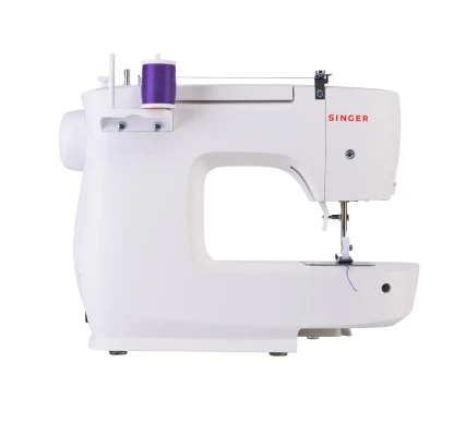 Singer  |  Sewing Machine  |  M1605  |  Number of stitches 6  |  Number of buttonholes 1  |  White