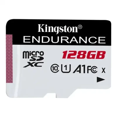 Kingston  |  Endurance 95R  |  128 GB  |  Micro SD  |  Flash memory class 10