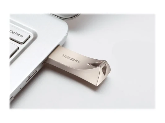 Samsung  |  BAR Plus  |  MUF-128BE3 / APC  |  128 GB  |  USB 3.1  |  Silver