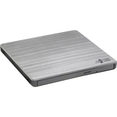 H.L Data Storage  |  Ultra Slim Portable DVD-Writer  |  GP60NS60  |  Interface USB 2.0  |  DVD±R / RW  |  CD read speed 24 x  |  CD write speed 24 x  |  Silver  |  Desktop / Notebook
