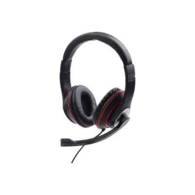 Gembird  |  Stereo headset  |  MHS-03-BKRD  |  On-Ear  |  Built-in microphone  |  3.5 mm