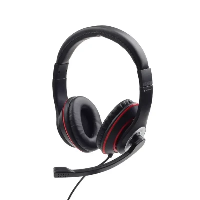 Gembird  |  Stereo headset  |  MHS-03-BKRD  |  On-Ear  |  Built-in microphone  |  3.5 mm