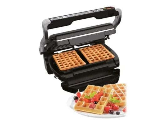 TEFAL  |  OptiGrill+ + Waffle plate set  |  GC716D12  |  Electric Grill  |  2000 W  |  Silver
