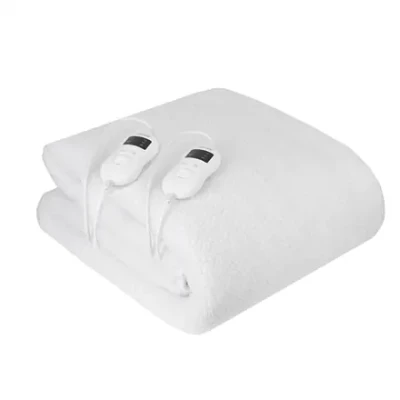 Camry  |  Electirc heating under-blanket with timer  |  CR 7421  |  Number of heating levels 5  |  Number of persons 2  |  Washable  |  Remote control  |  Syntetic wood  |  2 x 60 W  |  White