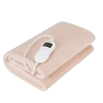 Camry  |  Electric blanket  |  CR 7423  |  Number of heating levels 8  |  Number of persons 1  |  Washable  |  Coral fleece  |  60 W  |  Beige
