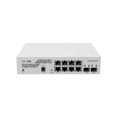 MikroTik CSS610-8G-2S+IN Cloud Smart Switch  |  8× Gigabit RJ-45  |  2× SFP+