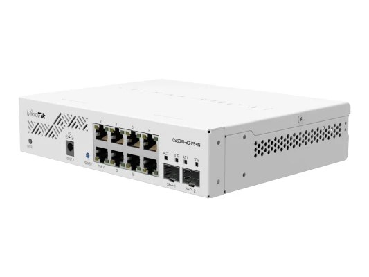 MikroTik CSS610-8G-2S+IN Cloud Smart Switch  |  8× Gigabit RJ-45  |  2× SFP+