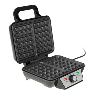 Camry  |  Waffle Maker  |  CR 3046  |  1600 W  |  Number of pastry 2  |  Belgium  |  Black / Stainless Steel